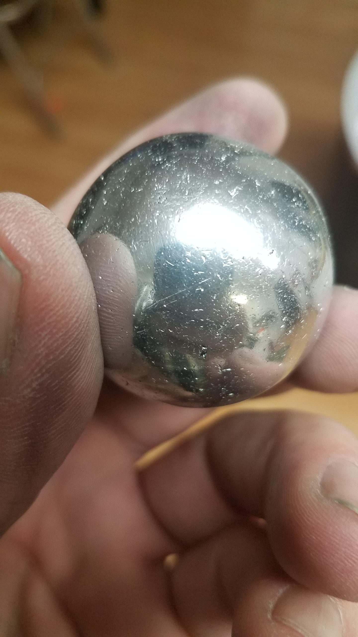 tin foil ball