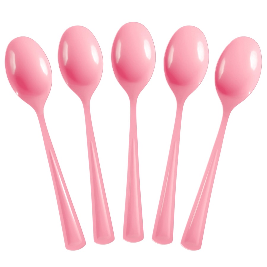 Pink spoon