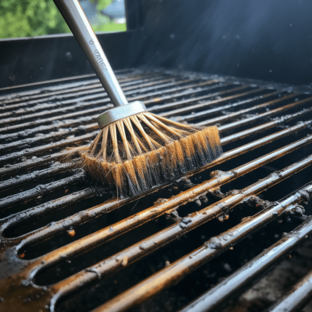 best way to clean bbq grill