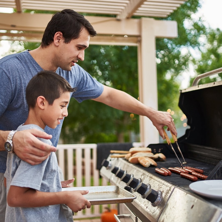 clean bbq grill