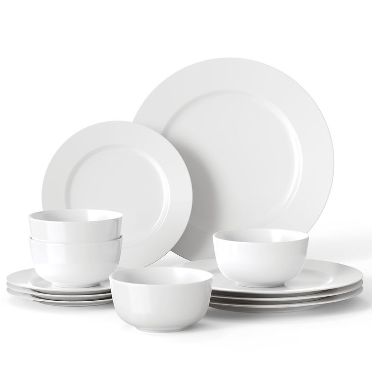 white tableware