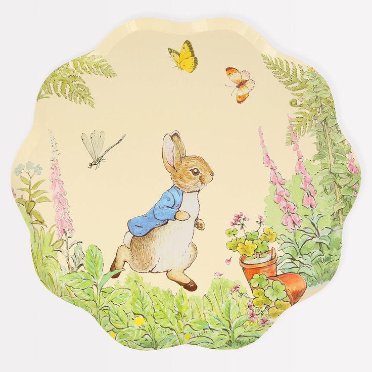 peter rabbit party tableware