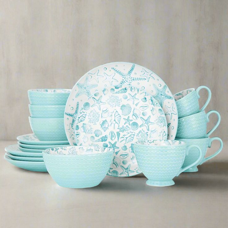 coastal tableware