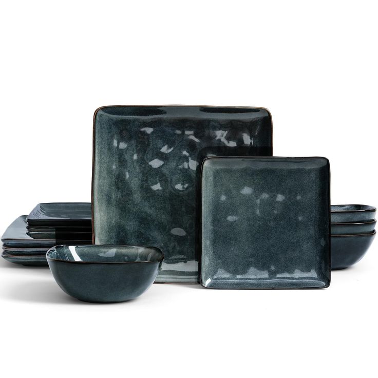 square tableware set