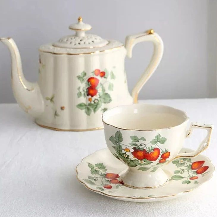 vintage tea party tableware