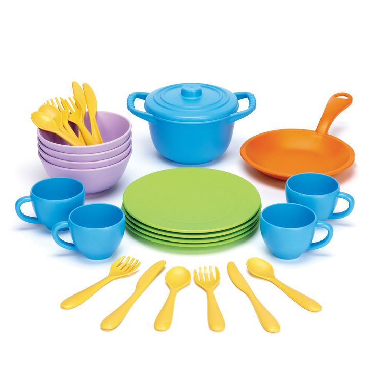 plastic tableware set