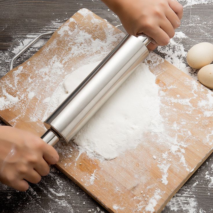Metal rolling pin