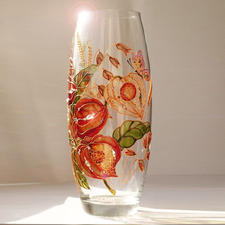 painting glass vases