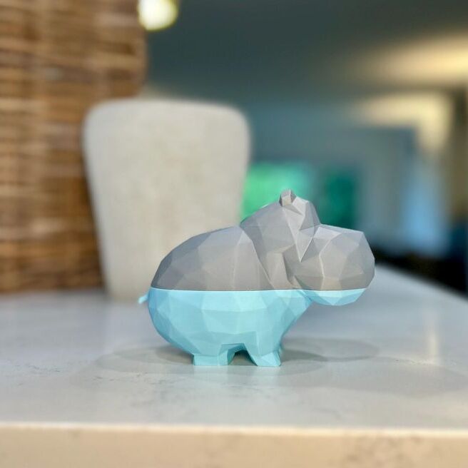 Hippopotamus statue