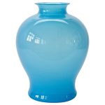 Large Vintage Blue Vase