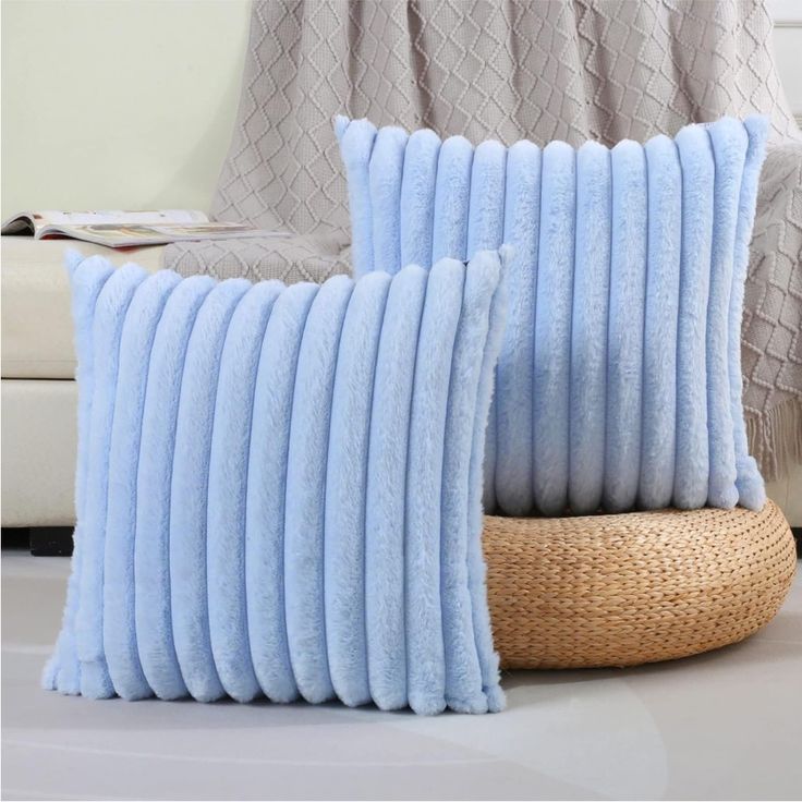 blue pillow