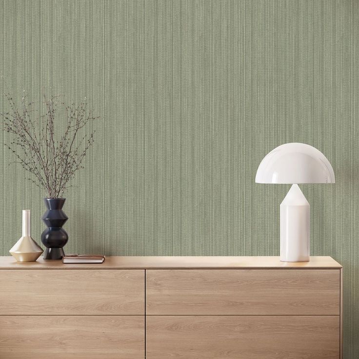 Natural fiber wallpaper