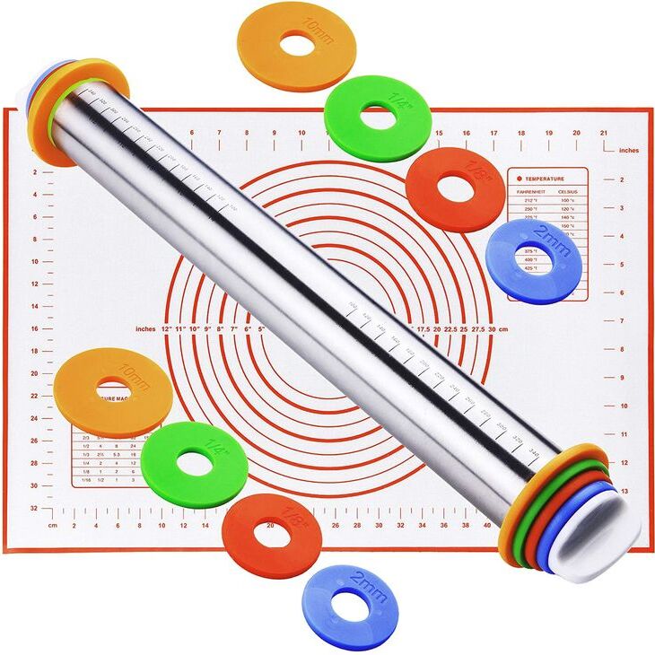Stainless steel rolling pin