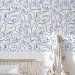 Cat pattern wallpaper