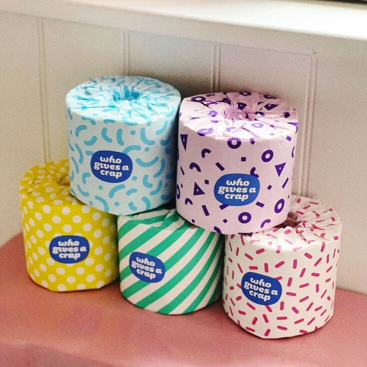 Eco-friendly toilet paper