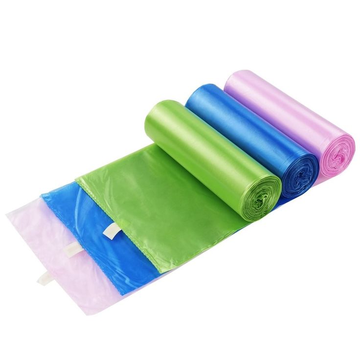 colored garbage bags