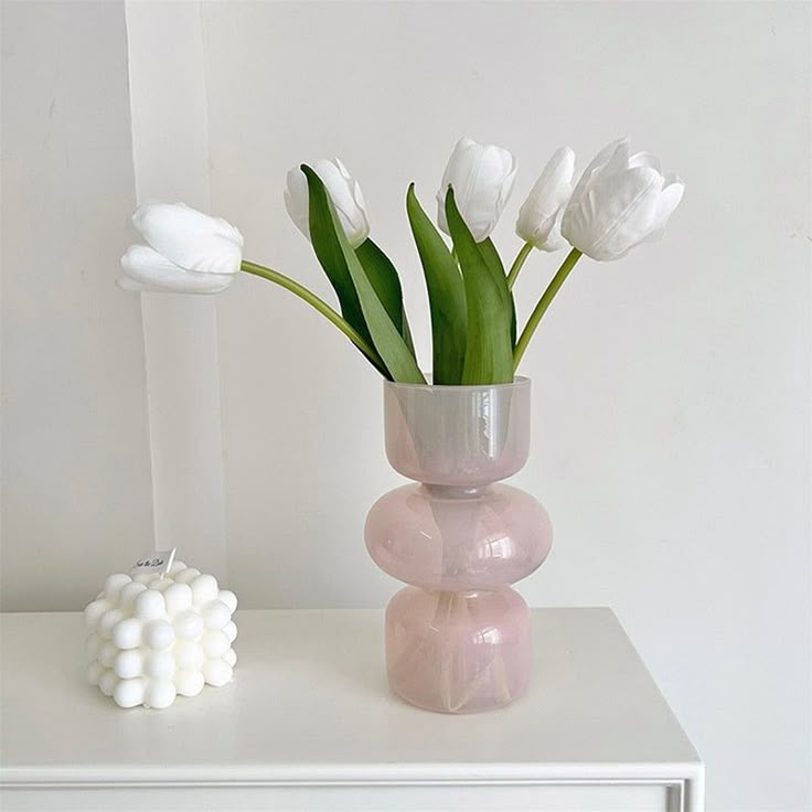 Pink Glass Vase