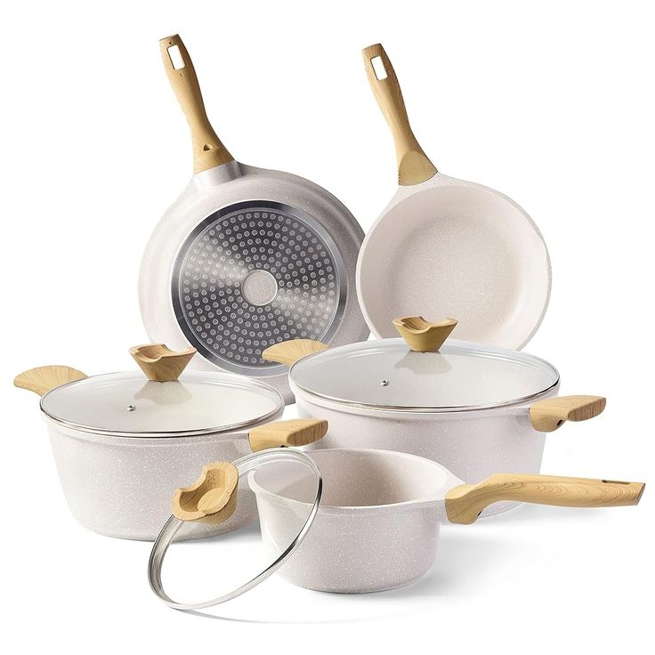 Cooking pots and pans for gas stove