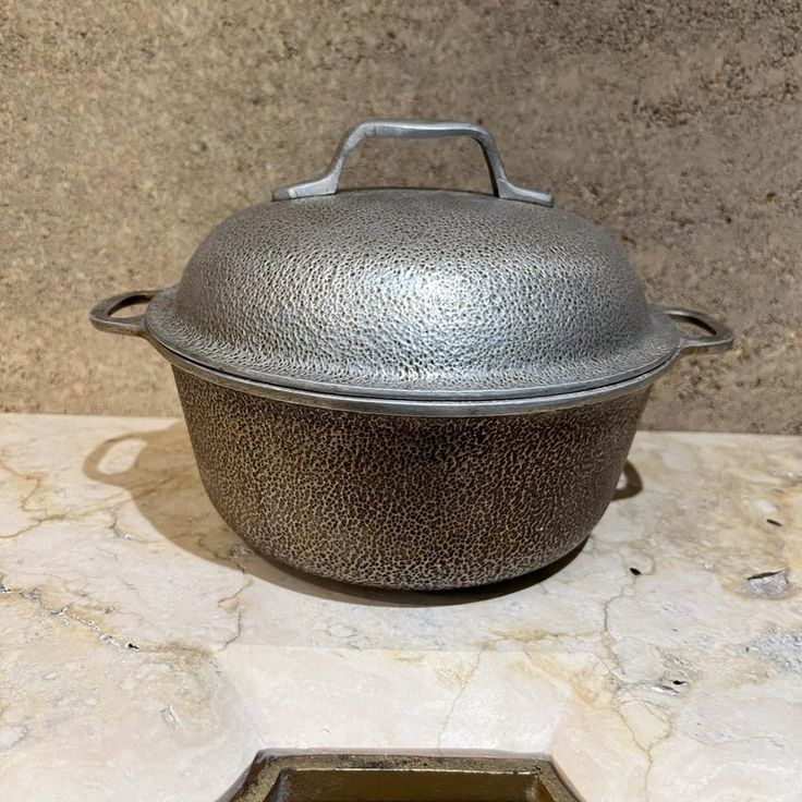 vintage hammered aluminum cookware