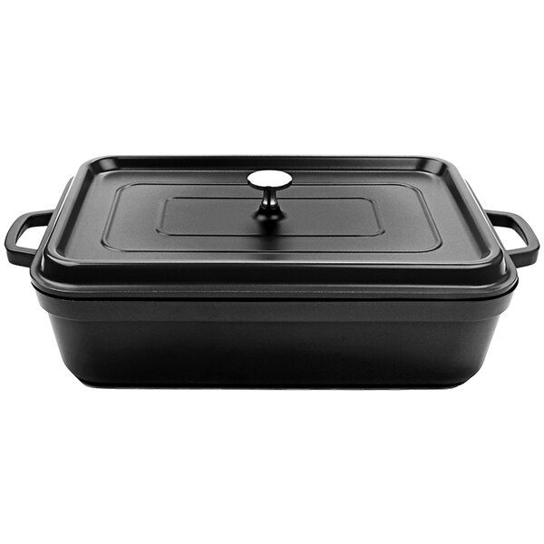 rectangular cast iron cookware