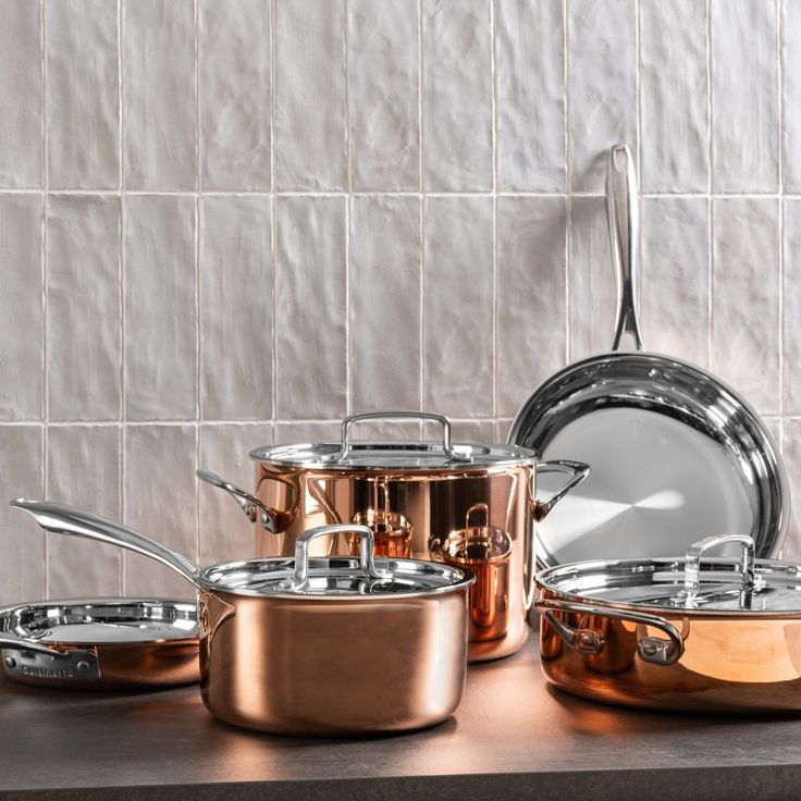Copper Cookware Set