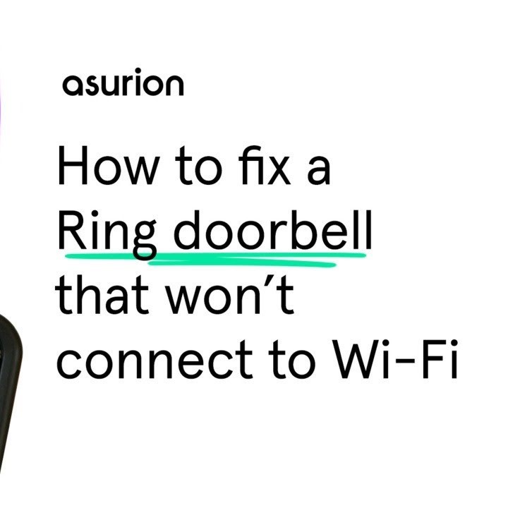 ring doorbell won't connect to wifi