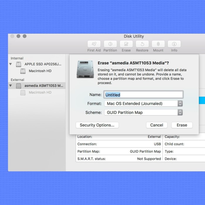format external hard drive mac